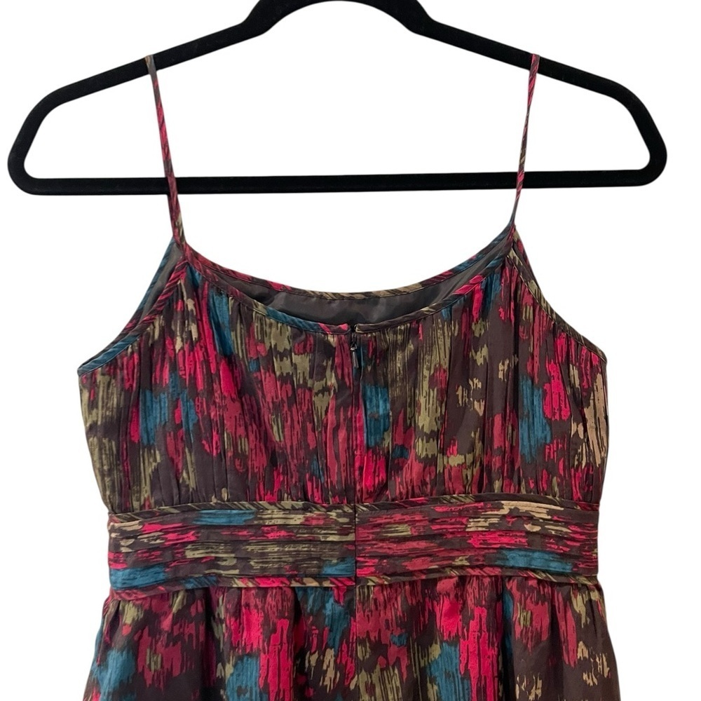 Halogen Women’s Spaghetti Strap Dress Multicolor Pattern Petite Size: 2P - Picture 3 of 8
